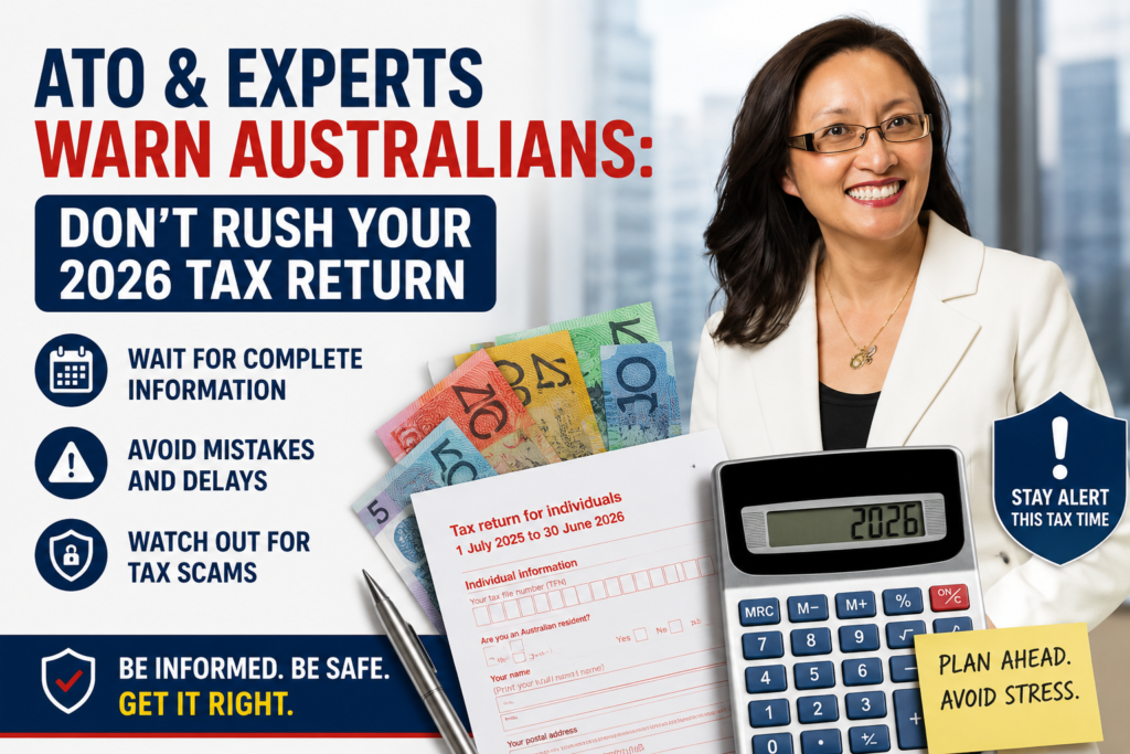 Don’t Rush Your 2026 Tax Return